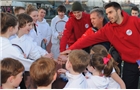 Local players enjoy Davis Cup master class